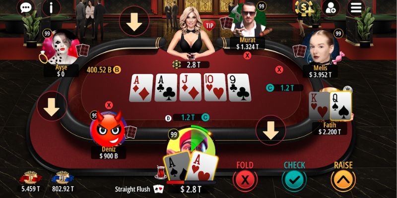 Poker hiện đại, thiết kế chuyên nghiệp