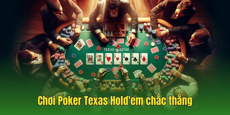 Bật mí chi tiết về hướng dẫn chơi Poker Texas Hold'em chắc thắng